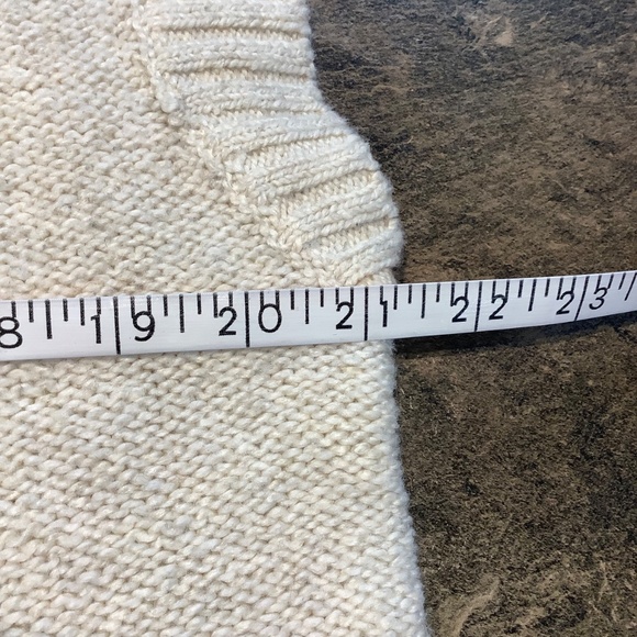 Fabulous Cableknit T Neck Caftan Sweater large - Picture 7 of 12